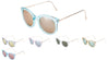Crystal Color Lens Retro Wholesale Bulk Sunglasses