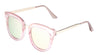 Crystal Retro Color Mirror Wholesale Bulk Sunglasses
