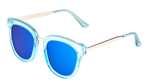 Crystal Retro Color Mirror Wholesale Bulk Sunglasses