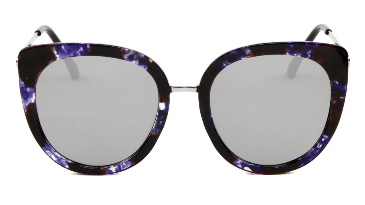 Cat Eye Flat Lens Fashion Wholesale Sunglasses