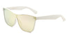 Solid One Piece Flat Color Mirror Wholesale Bulk Sunglasses