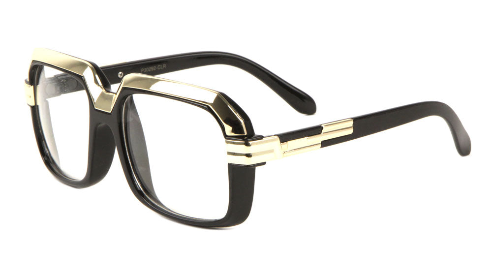 Squared Fashion Clear Lens Wholesale Bulk Glasses