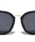 Stripe Temple Cat Eye Super Dark Wholesale Sunglasses