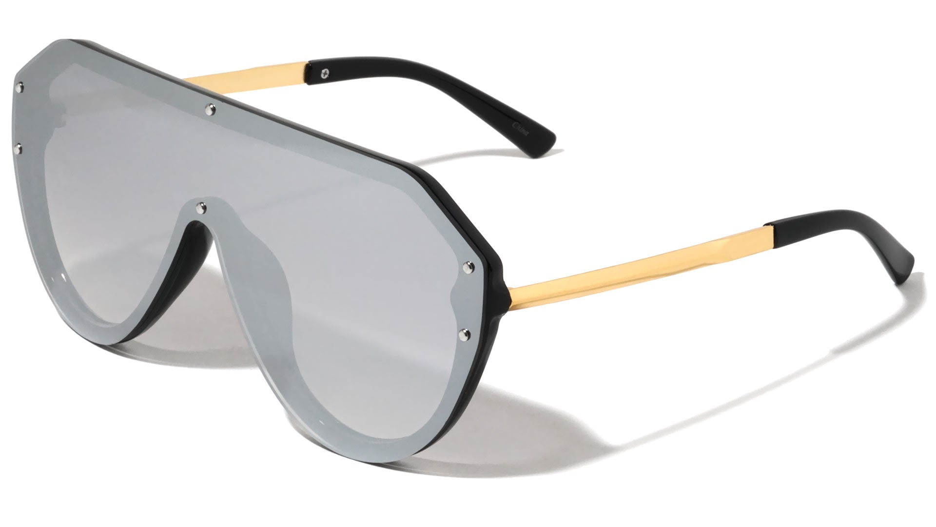 P30331 Oversized Shield Wholesale Sunglasses - Frontier Fashion, Inc.
