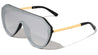 Oversized Flat Top Round Shield Sunglasses Wholesale