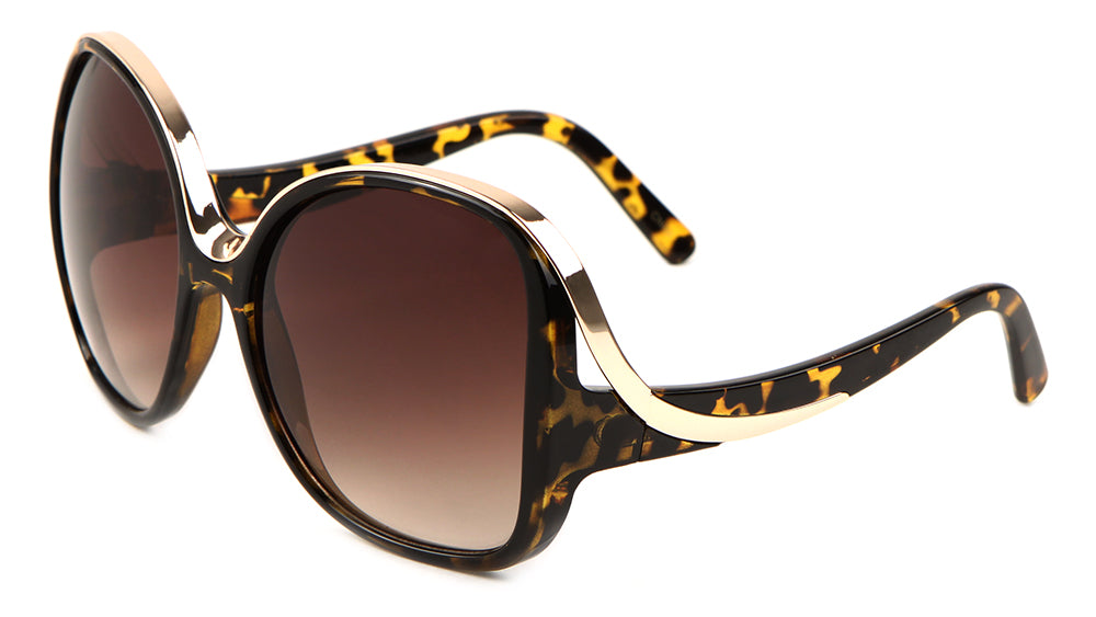 Metal Ribbon Butterfly Sunglasses Wholesale