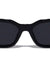 Black Geometric Rectangle Tiger Emblem Wholesale Sunglasses