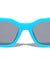 Rectangle Tiger Emblem Neon Wholesale Sunglasses
