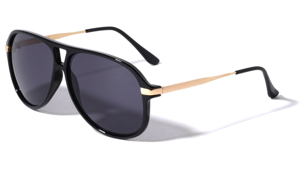 Flat Top Aviators Wholesale Sunglasses