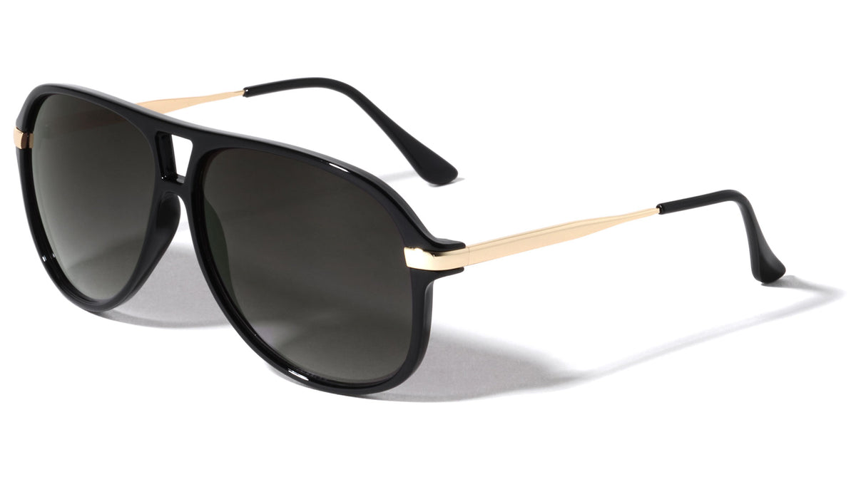 Flat Top Aviators Wholesale Sunglasses