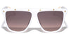 Star Studded Flat Top Wholesale Sunglasses