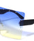 Oversized Rimless Studded Oceanic Color Wholesale Sunglasses