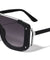 Rimless One Piece Shield Lens Rectangle Fashion Wholesale Sunglasses