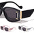 Butterfly Cut Out Thick Temple Wholesale Sunglasses
