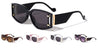 Butterfly Cut Out Thick Temple Wholesale Sunglasses