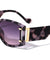 Butterfly Cut Out Thick Temple Wholesale Sunglasses