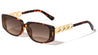 Oval Chain Temple Wholesale Sunglasses