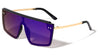 Flat Top Rimless One Piece Shield Wholesale Sunglasses