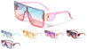 Crystal Flat Top Oversized Thick Temple Wholesale Sunglasses