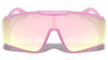 Oversized Semi-Rimless Butterfly Wholesale Sunglasses