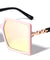 Flat Square Butterfly Chain Temple Wholesale Sunglasses