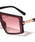 Flat Top Chain Temple Wholesale Sunglasses