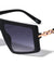Flat Top Chain Temple Wholesale Sunglasses