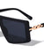 Flat Top Chain Temple Wholesale Sunglasses