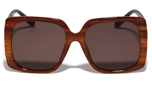 Oversized Butterfly Chain Temple Wholesale Sunglasses