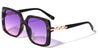 Oversized Butterfly Chain Temple Wholesale Sunglasses