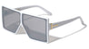 Flat Top Oversized Rectangle Wholesale Sunglasses