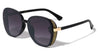 Side Glitter Shield Butterfly Fashion Wholesale Sunglasses