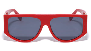 Flat Top Cut Out Hinge Fashion Wholesale Sunglasses