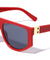 Flat Top Cut Out Hinge Fashion Wholesale Sunglasses
