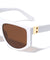 Flat Top Cut Out Hinge Fashion Wholesale Sunglasses