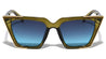 Gold Edge Retro Angular Cat Eye Wholesale Sunglasses