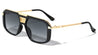 Frontal Grille Flat Top Geometric Aviators Wholesale Sunglasses