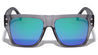 Oversized Flat Top Hinge Gap Square Wholesale Sunglasses