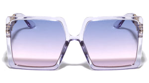 Greek Key Chain Temple Squared Butterfly Wholesale Sunglasses