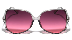 Loop Chain Temple Geometric Butterfly Wholesale Sunglasses