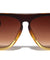 Three Gold Bar Flat Top Fashion Aviators Wholesale Sunglasses