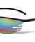 Semi Rimless Wrap Around Fire Shape Wholesale Sunglasses