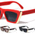 Gold Side Bar Retro Cat Eye Wholesale Sunglasses
