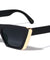 Gold Side Bar Retro Cat Eye Wholesale Sunglasses