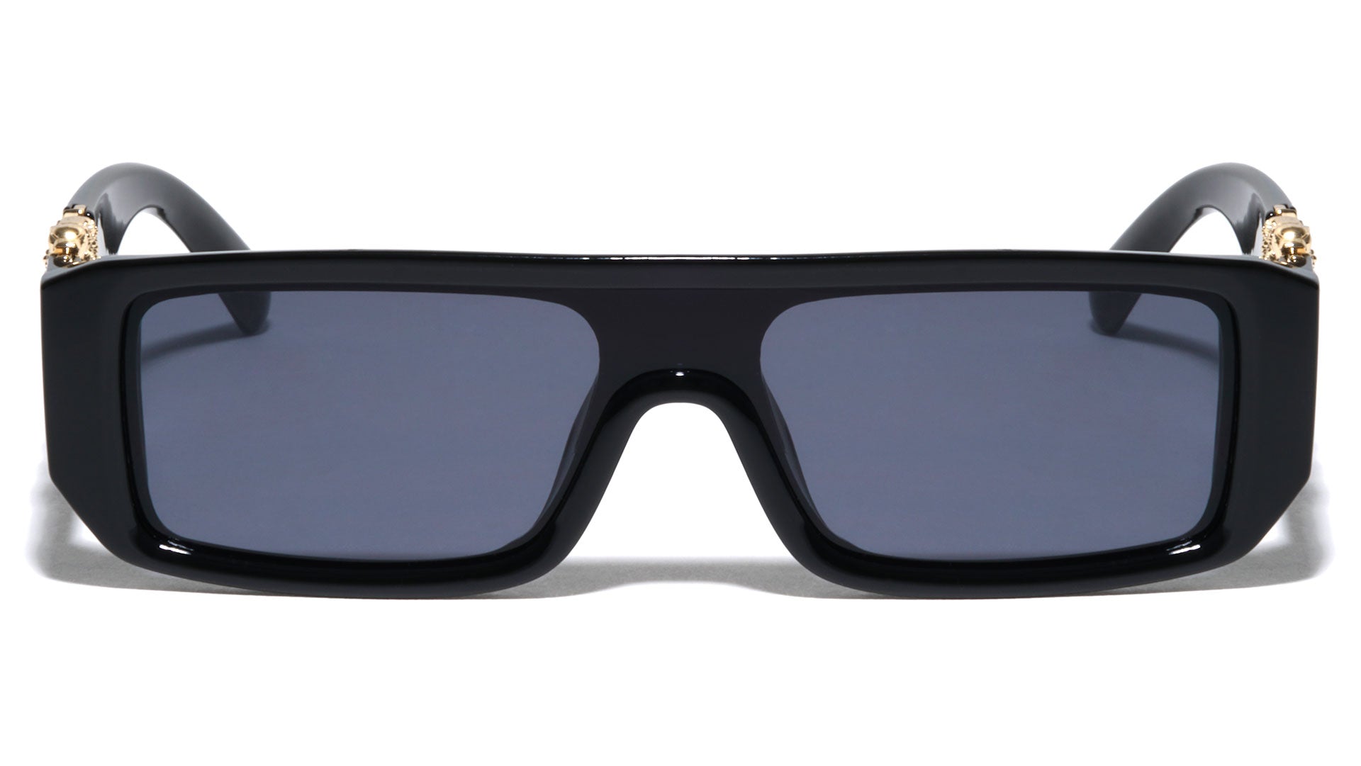 jaguar goggles Jaguar Temple Ornament One Piece Shield Wide Rectangle Wholesale Sunglasses