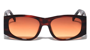 Greek Key Hinge Thick Temple Butterfly Wholesale Sunglasses