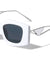 Triangular Temple Cutout Retro Geometric Wholesale Sunglasses