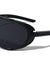 Color Mirror One Piece Shield Oval Sports Wholesale Sunglasses