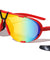 Color Mirror One Piece Shield Oval Sports Wholesale Sunglasses