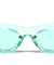 Rectangle Hinge Cutout Retro Cat Eye Wholesale Sunglasses